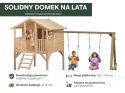 Domek zabaw Borys z huśtawką