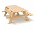 Meble ogrodowe Stół piknikowy 180 cm piwny ogrodowy grubość deski 42mm nieimpregnowany