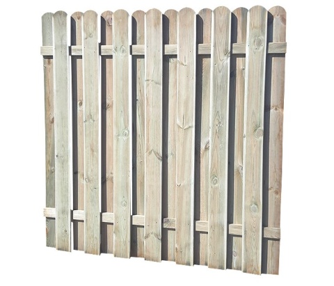 Płot pełny Titus 14 prosty 180 x 180 cm