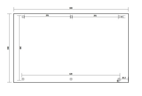 Wiata Garażowa Robe I 300 x 500 cm (Słupek 210 cm)