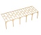 Zadaszenie tarasu 300 x 919 cm pergola ogrodowa przyścienna drewniana