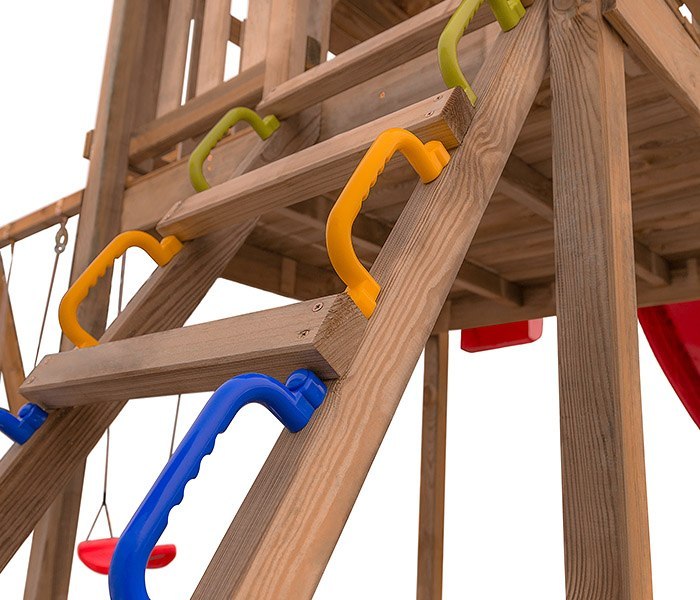 Bezpieczna i solidna konstrukcja wieży zabaw Tobi